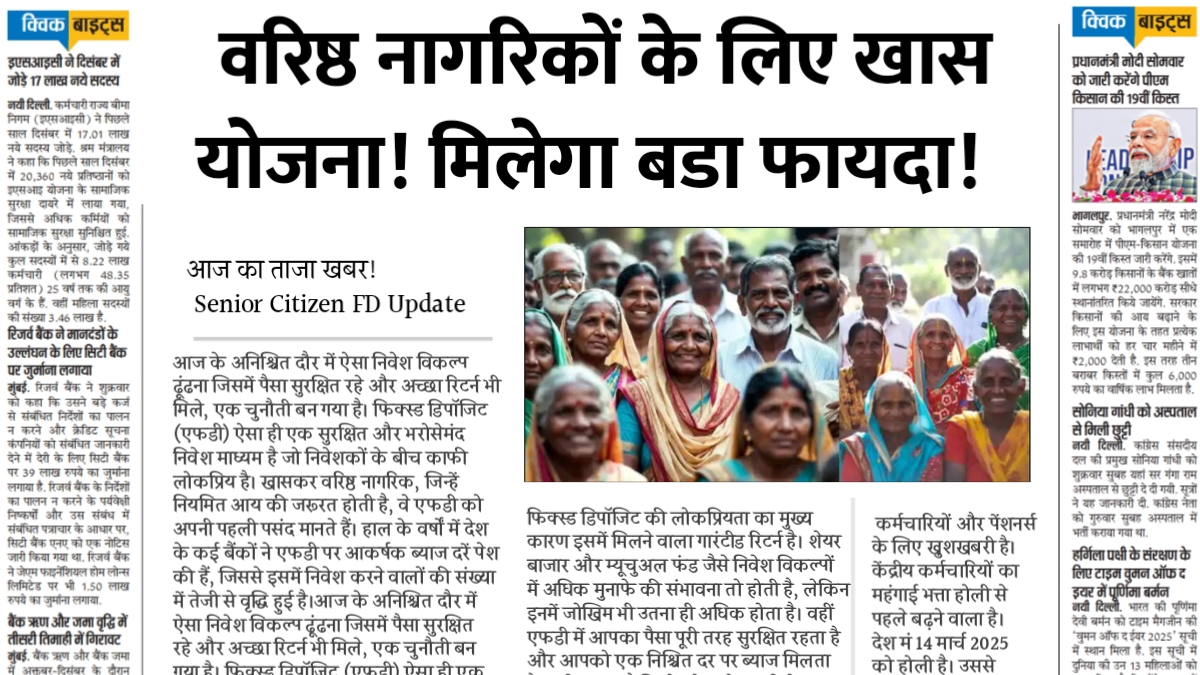 senior citizen scheme